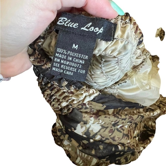 Animal Print Y2K Halter Top M - Picture 6 of 6